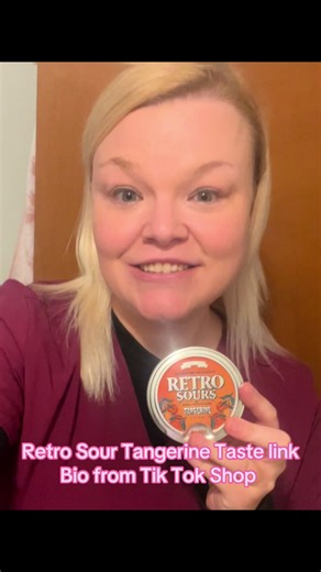 Retro Sour Tangerine Taste Test .Taste 10/10 just like Atolids Sour Tangerines In Early 2000s . Click Bio link to order #trending #tiktokshop #retrosourcandy #2000schildhood #throwbackcandy
