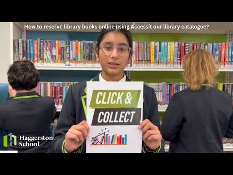 Click and collect - reserve library books online with Accessit !