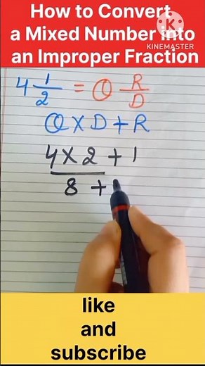 Turning Mixed Numbers INTO Improper Fractions (You Did This in 5th Grade)