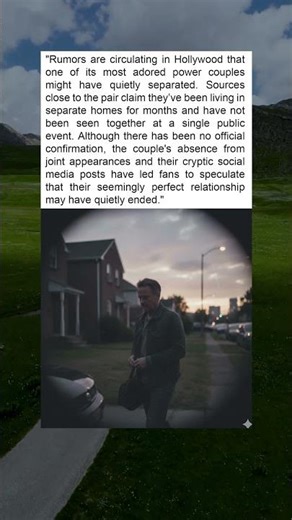 "The Hidden Truth Behind Hollywood's Most Adored Power Couple?"