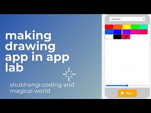 making drawing app in app lab/shubhangi coding and maigical world.