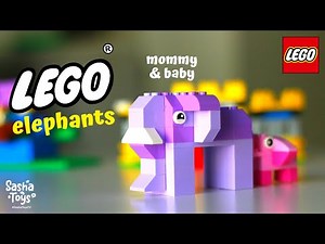 How to Build a Simple LEGO Elephant - Kids DIY 2020