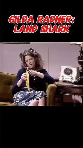 Gilda Radner in SNL’s Land Shark #comedy #comedians #funny #gildaradner #1970s #comedy funnyvideo