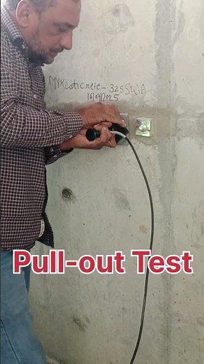 what is pull-out Test? #pull-out #construction