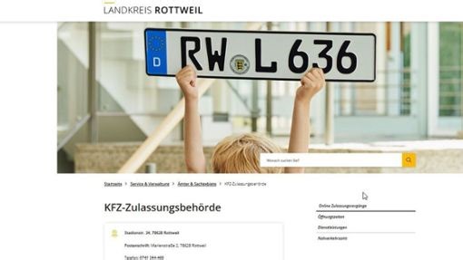 Vorsicht, Falle!: Auto online abmelden im Kreis Rottweil