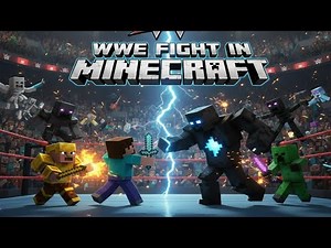 WWE Fight in Minecraft – Epic Monster Battle Arena!