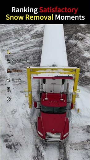 Ranking Satisfactory Snow Removal Moments #asmr #snow #funny #odlysatisfying #ice #satisfying #fyp