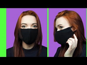 EASY DIY Neoprene FaceMask - Cut Fabric - Mask Pattern ( Adults&Kids ) Simple & Easy by Devlin Fox