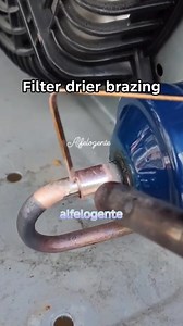 Liquid filter drier #fbllifestyle #everyone #brazing #hvactech #refrigerationtech | Alfe Logente
