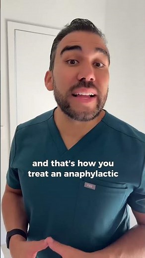 Anaphylactic reaction after an antibiotic? Always STOP the med 1st #antibiotic #nurse