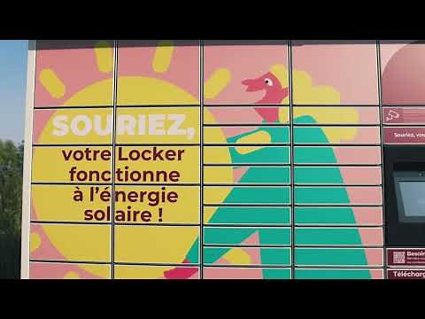 Les Lockers solaires by Mondial Relay
