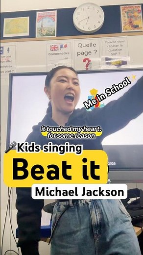 🎤Kids singing “Beat It” - Michael Jackson