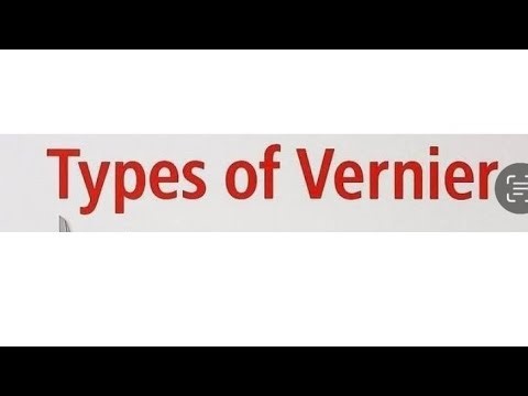Types of Vernier Calipers Explained | Complete Guide for Beginners #verniercaliper #measurement