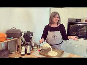 Erlebe Pampered Chef: Ofenpfannkuchen (Grundrezept) mit Apfel vom großen Ofenzauberer