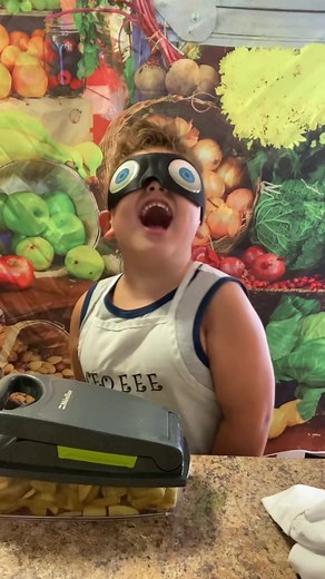 Owww! Slap chops! #oww #ow #ouch #fypシ #kidchef #playin #bloopers