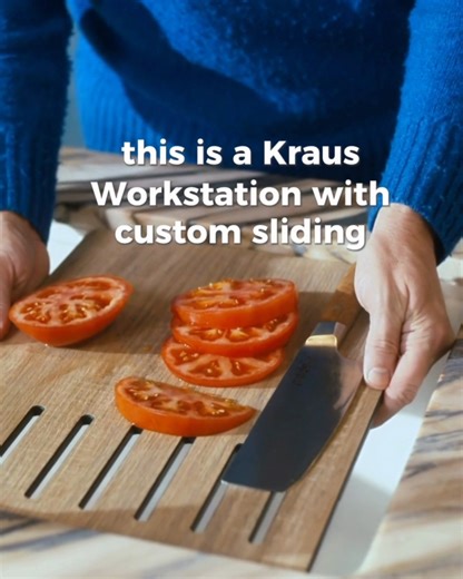 12 reactions | Kraus® Workstation Sinks turn your sink into a multifunctional workspace - streamlining prep, cooking, and cleanup while adapting to the way you use your kitchen.  credit: @hellopiacere | Kraus USA | Facebook
