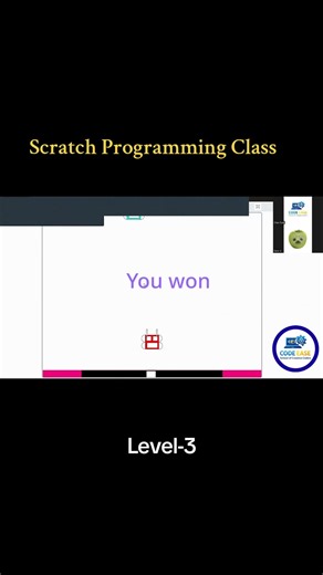 Code Ease on Instagram: "Scratch Programming Class (Level-3)ရဲ့ သင်ကြားပုံလေးကိုမျှဝေပေးလိုက်ပါတယ်။ 📞 09795790924 #dev #game #myanmar #for #coding #kids #scratch #programming #code_ease #Mandalay"