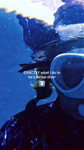 Do these things to become a better diver (or instructor!)👇🏽: 1. Fitness 💪🏻 - has helped me be a safer diver! Think about it: breathing control is better managed, physical effort is easier to handle, and reduces chances of injury, including DCS. Also, more physically adapted to help in rescue / emergencies. Especially as a female diver! 2. Explore out of my Comfort Zone 💥- this includes freediving more. Being able to breathe vs. learning how your body can handle the underwater world without 