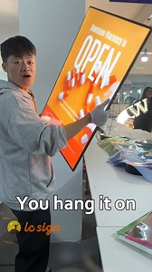 104K views · 1.6K reactions | A lightbox which is thin as iphone Shows the effect of high-definition #lcsign #led #lightbox #sinage #business #foryou | Guangzhou LC Sign Co., Ltd | Facebook