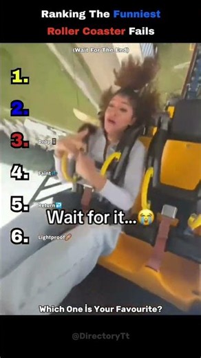 Ranking The Funniest Roller Coaster Fails