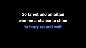 Karaoke They Just Keep Moving The Line - Smash - CDG, MP4, KFN - Karaoke Version