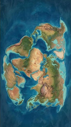 Earth looked like THIS 250 million years ago... 🌍🦖