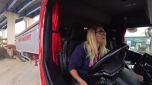 Hauling bulk loads across the British countryside