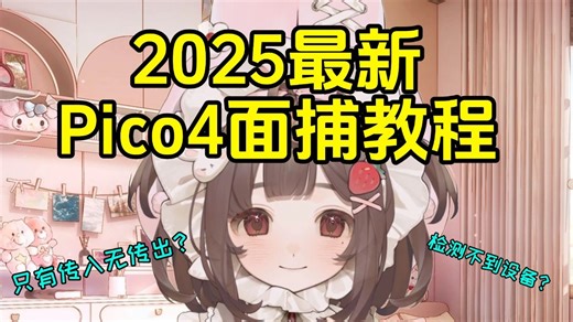 2025最新 | Pico4Pro串流Vrchat面捕教程 | VRCFaceTracking设置问题解决
