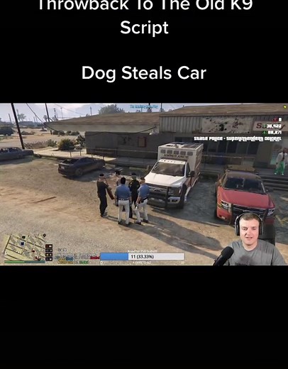K9 Chaos: Dog Steals Car in FiveM Roleplay!