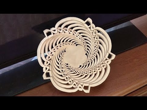 Cant stop making bowls (scroll saw project) - new fretwork bowl pattern