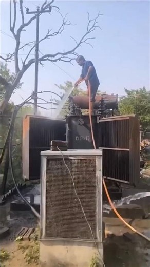Current Transformers Washing Process | By KaMad Reporting #shorts
