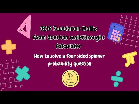How to solve a four sided spinner probability question