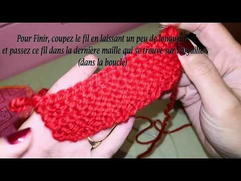 APPRENDRE A RABATTRE LES MAILLES - TUTO TRICOT