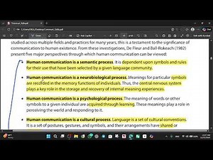 Communication skills chapter 1