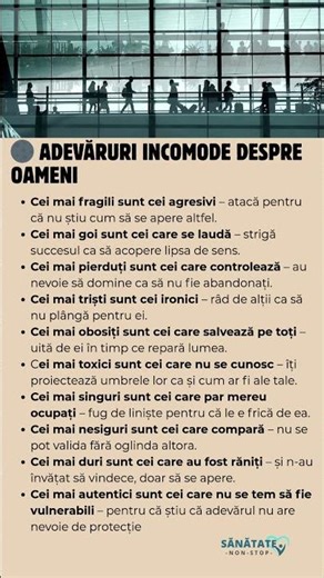 Adevăruri incomode despre oameni – Ce nu se spune, dar se simte