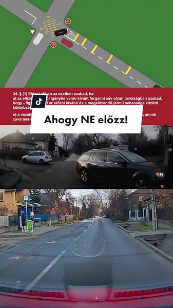 Remek példa arra, hogyan NE előzz! ☝🏻 Tanulóm is észlelte a szitut és lassított 👏🏻 ahogy a szemből érkező autós is, így segítve ki az előzést megkezdő sofőrt #vezetnitanulok #jogsi #vezetésoktató #tukorindexholtter #vezetés_tippek #autosiskola #oktato #előzés #mosolyzona #oktatovagyok #defenzívvezetés