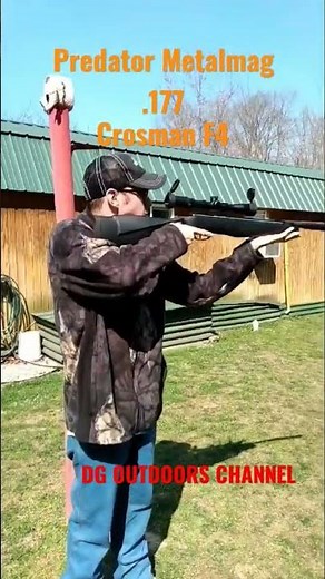 shooting Predator Polymag .177 with Crosman F4