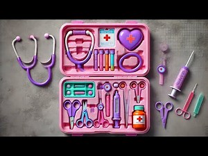 Doctor Kit Toy Box Open 🔥 Syringe, Stethoscope & More!