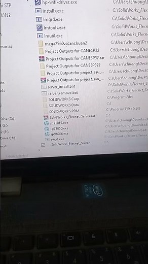 xoá file SolidWorks_Flexnet_Server