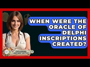When Were The Oracle Of Delphi Inscriptions Created? - Exploring Ancient Myths