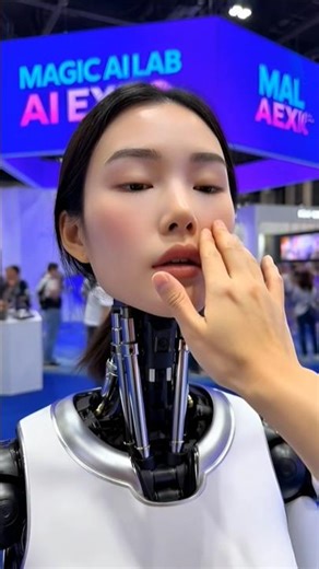 The Most Realistic AI Android Revealed: Hyper-Realistic Humanoid at AI EXPO #humanoidrobot
