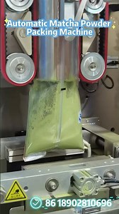 This automatic matcha powder packaging machine . It offers a fully automated packaging solution.