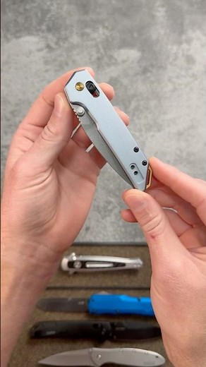 ICE BLUE anodized with DURALOCK! 🥶 #kershaw #knife #unboxing