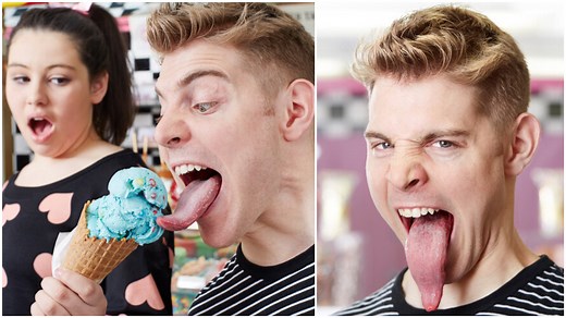 "There's not many downsides": Man with the world's longest tongue