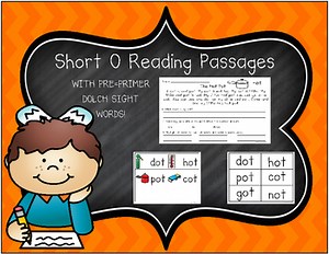 Word Family Short Vowel O Reading Passages (CVC)