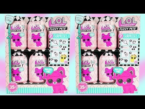 LOL Surprise Fuzzy Pets Unboxing with Full Case Furry Gold Lils Found