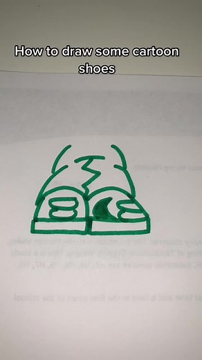 How to Draw Cartoon Shoes Tutorial