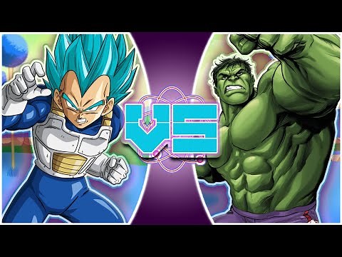 VEGETA vs HULK (Dragon Ball Super vs Marvel Comics) | REWIND RUMBLE