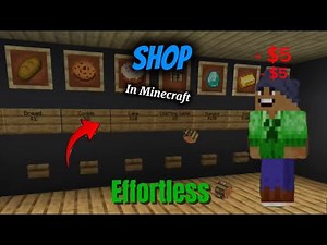 How to make a shop in Minecraft effortlessly