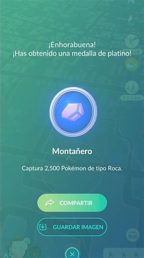 Hora Desatacada Cranidos Medalla Platino Montañero #pokemon #go #cranidos #evolution #platino #roca